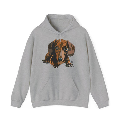 Dachshund (body) | Unisex Heavy Blend™ Hooded Sweatshirt