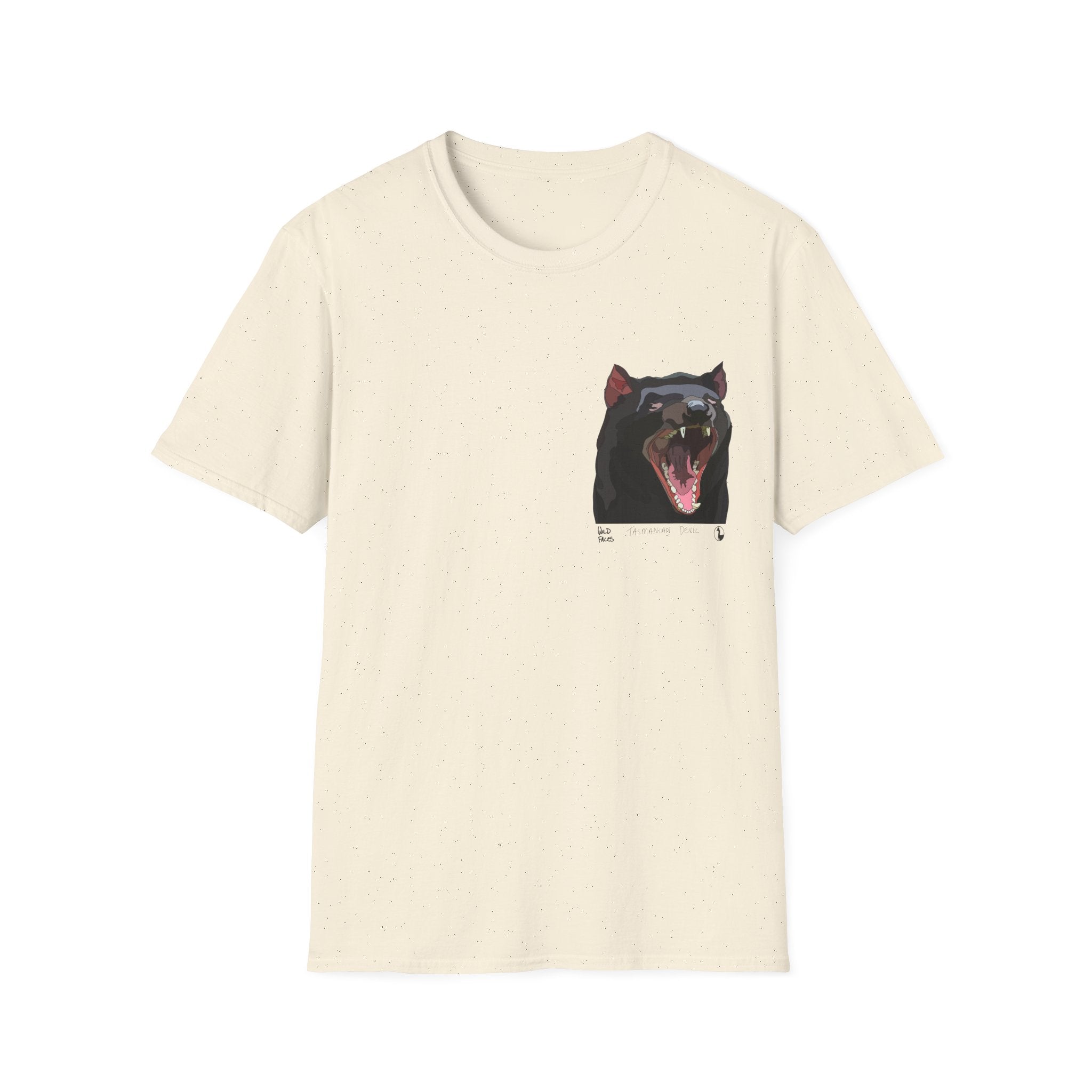 Tasmanian Devil - Small design - Unisex Softstyle T-Shirt