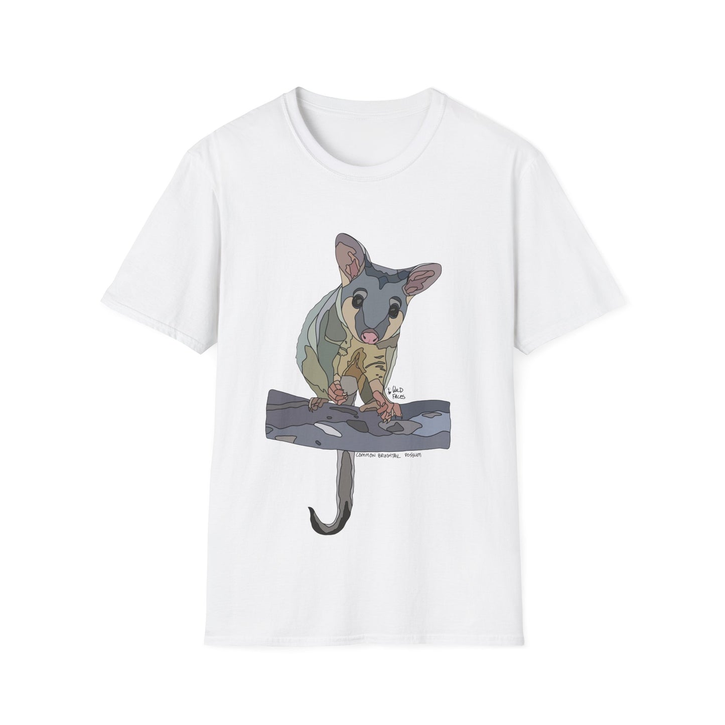 Common Brushtail Possum - Unisex Softstyle T-Shirt Printify