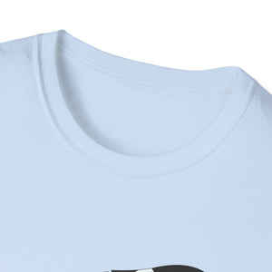 Hooded Plover Head-Small design- Unisex Softstyle T-Shirt Printify