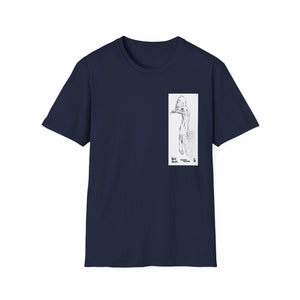 Southern Cassowary (sketch) - Unisex Softstyle T-Shirt Printify