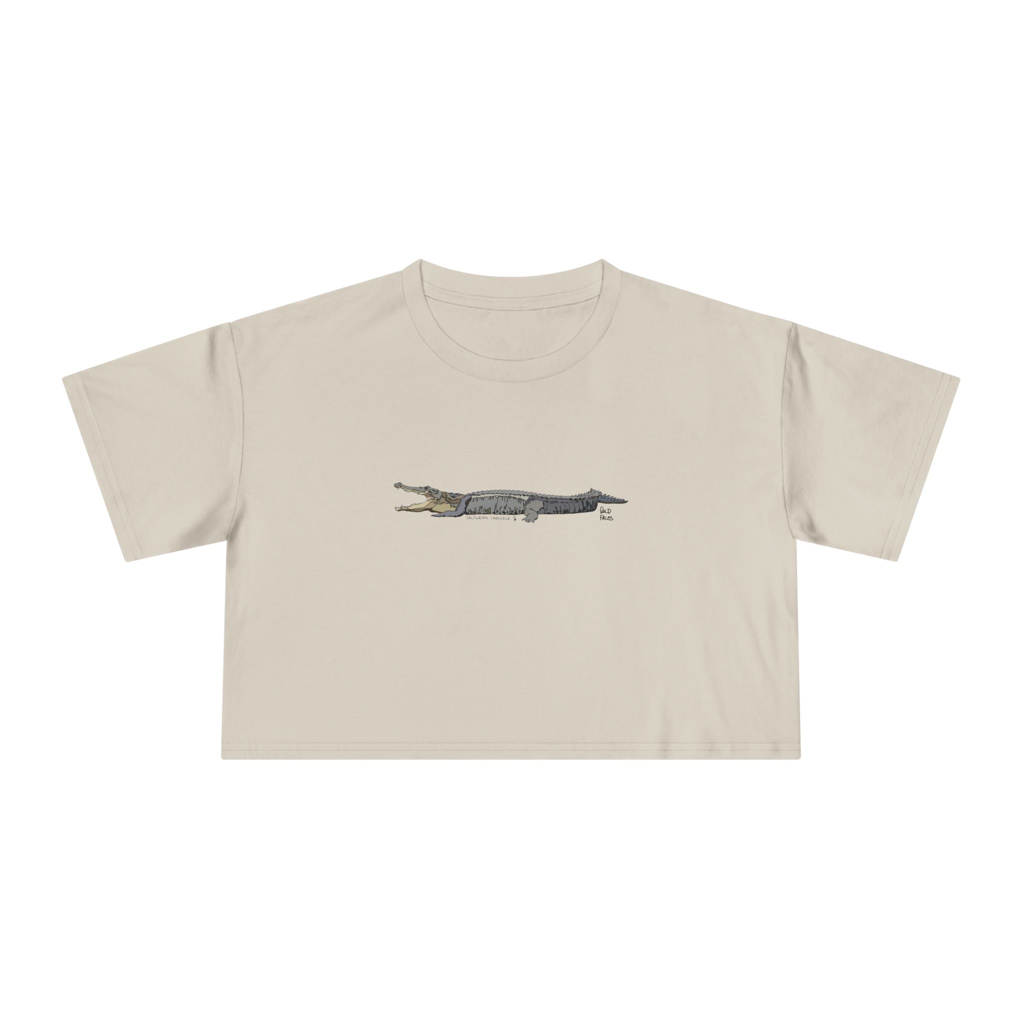 Saltwater Crocodile - Women's Crop Tee
