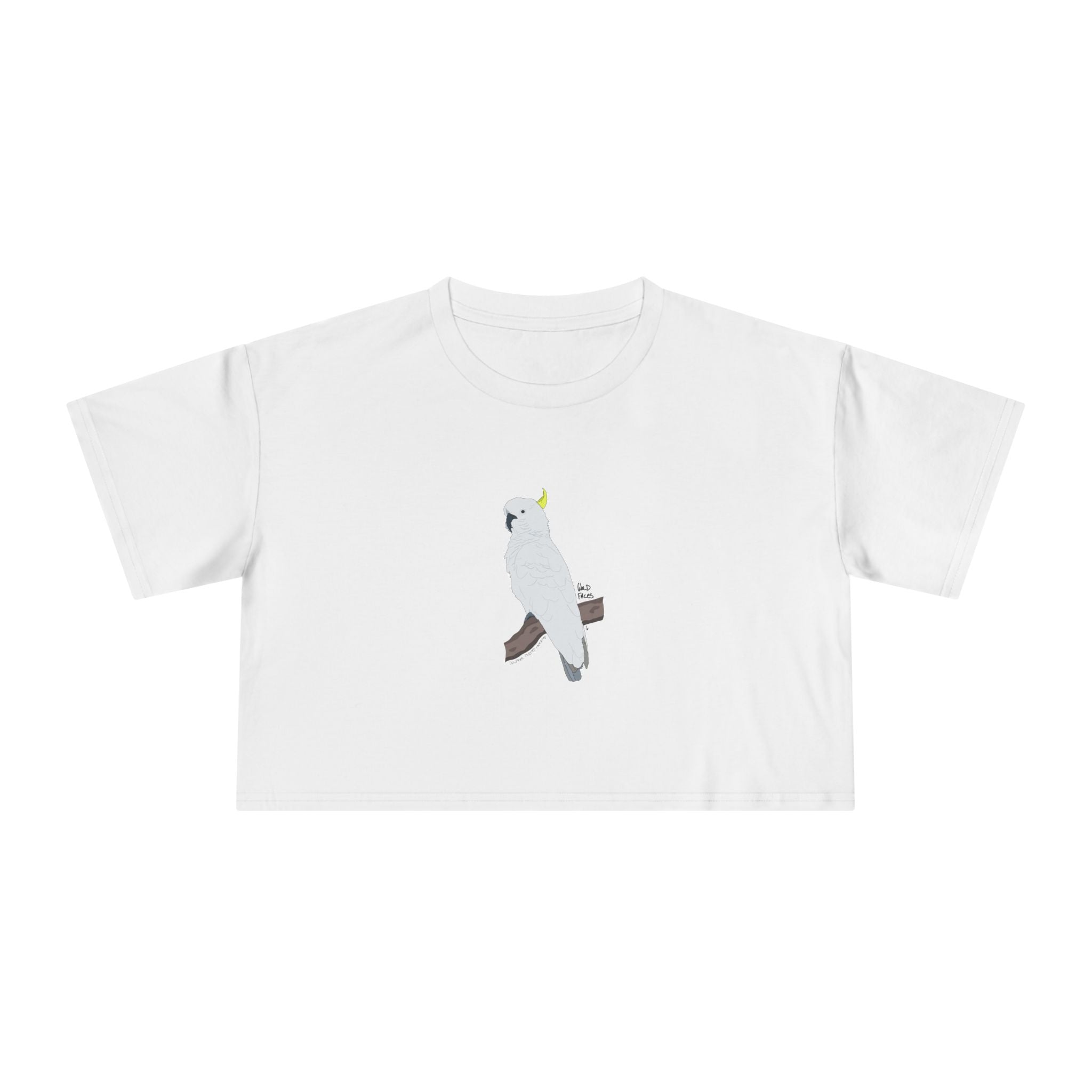 Sulphur-crested Cockatoo - Women's Crop Tee