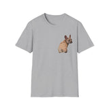 French Bulldog - Small design - Unisex Softstyle T-Shirt
