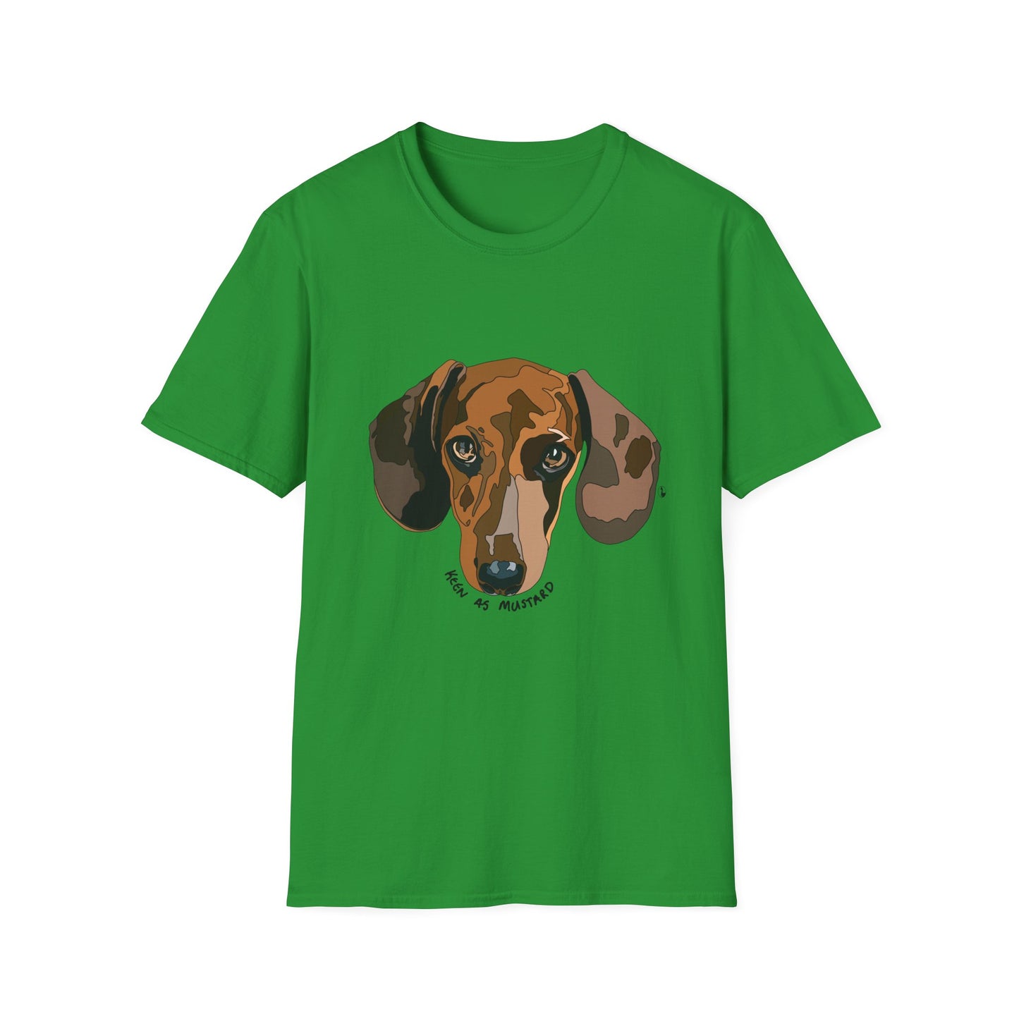 Dachshund (Keen as mustard) - Unisex Softstyle T-Shirt