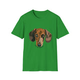 Dachshund (Keen as mustard) - Unisex Softstyle T-Shirt