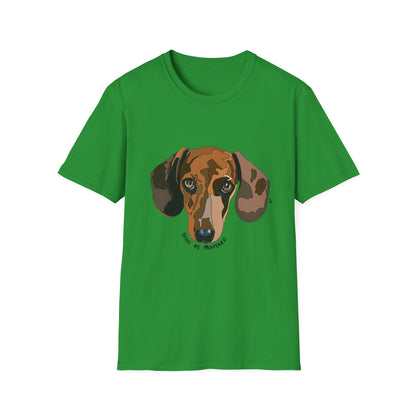 Dachshund (Keen as mustard) - Unisex Softstyle T-Shirt