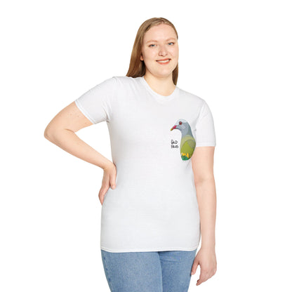 Wompoo Fruit Dove - Small design - Unisex Softstyle T-Shirt Printify