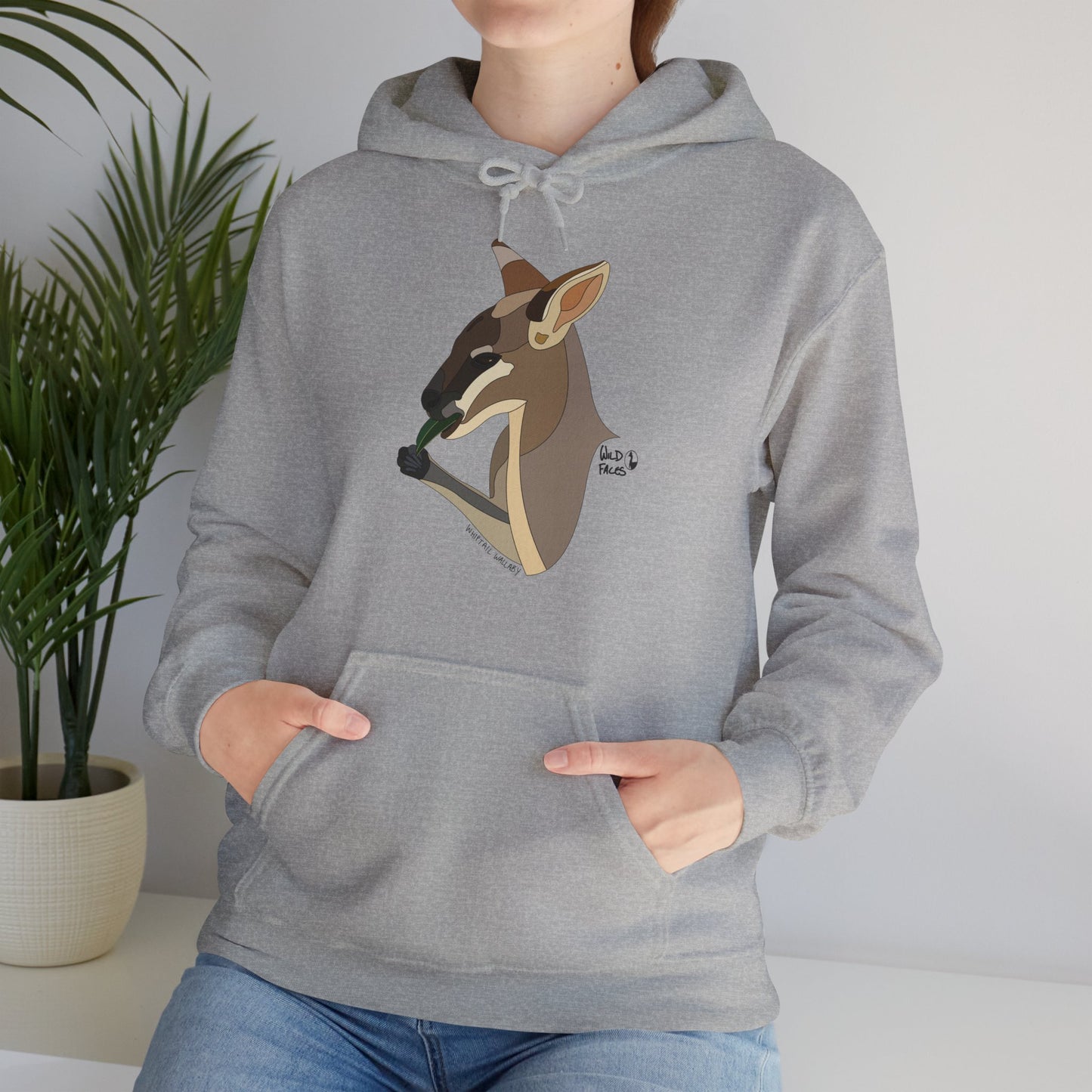 Whiptail Wallaby | Unisex Heavy Blend™ Hooded Sweatshirt