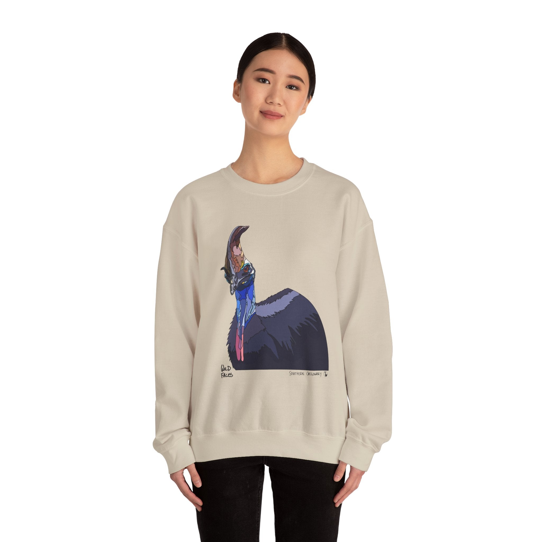 Southern Cassowary Sweatshirt | Unisex Heavy Blend™ Crewneck Printify