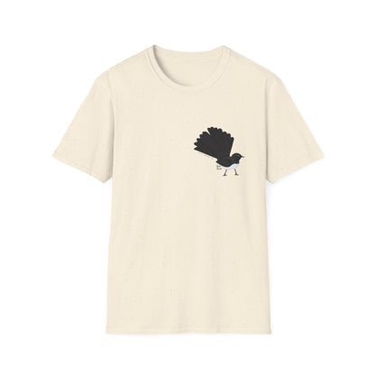 Willy Wagtail - Small design - Unisex Softstyle T-Shirt