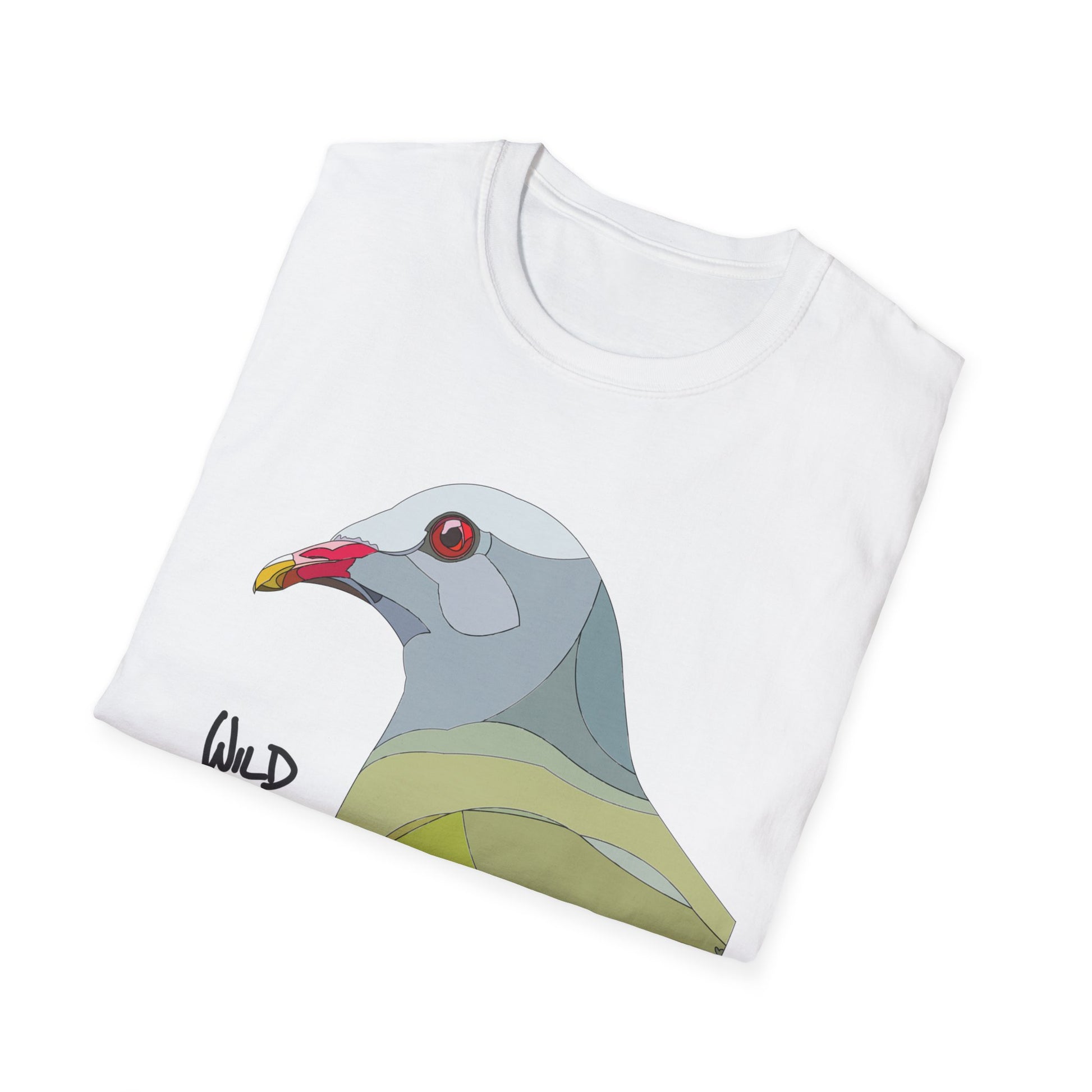 Wompoo Fruit Dove - Unisex Softstyle T-Shirt Printify