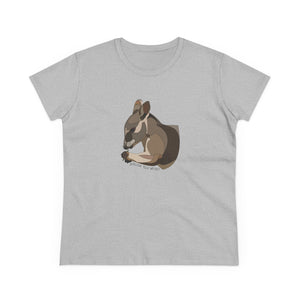 Mareeba Rock-wallaby - Women's Midweight Cotton Tee Printify