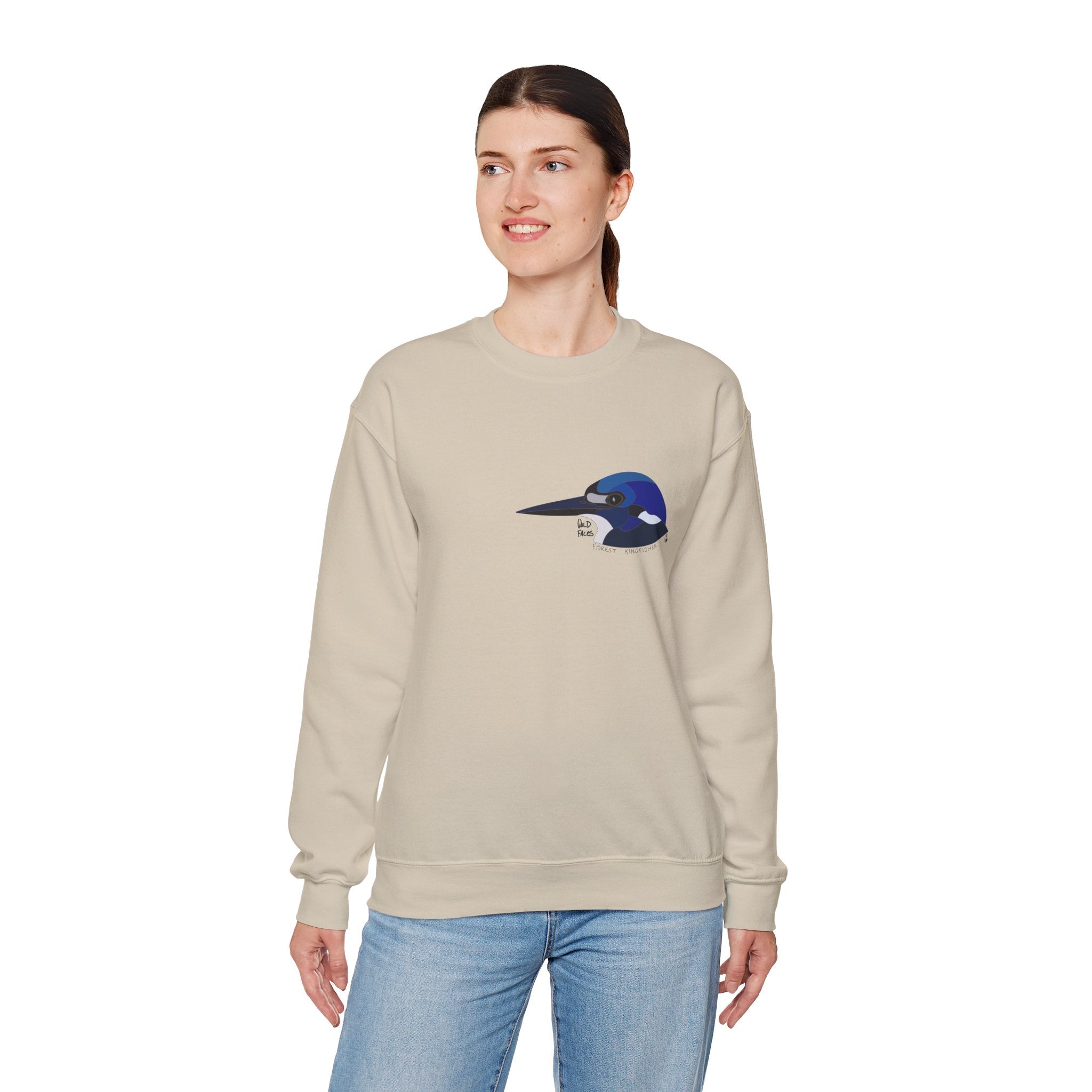 Forest Kingfisher Sweatshirt | Unisex Heavy Blend™ Crewneck Printify