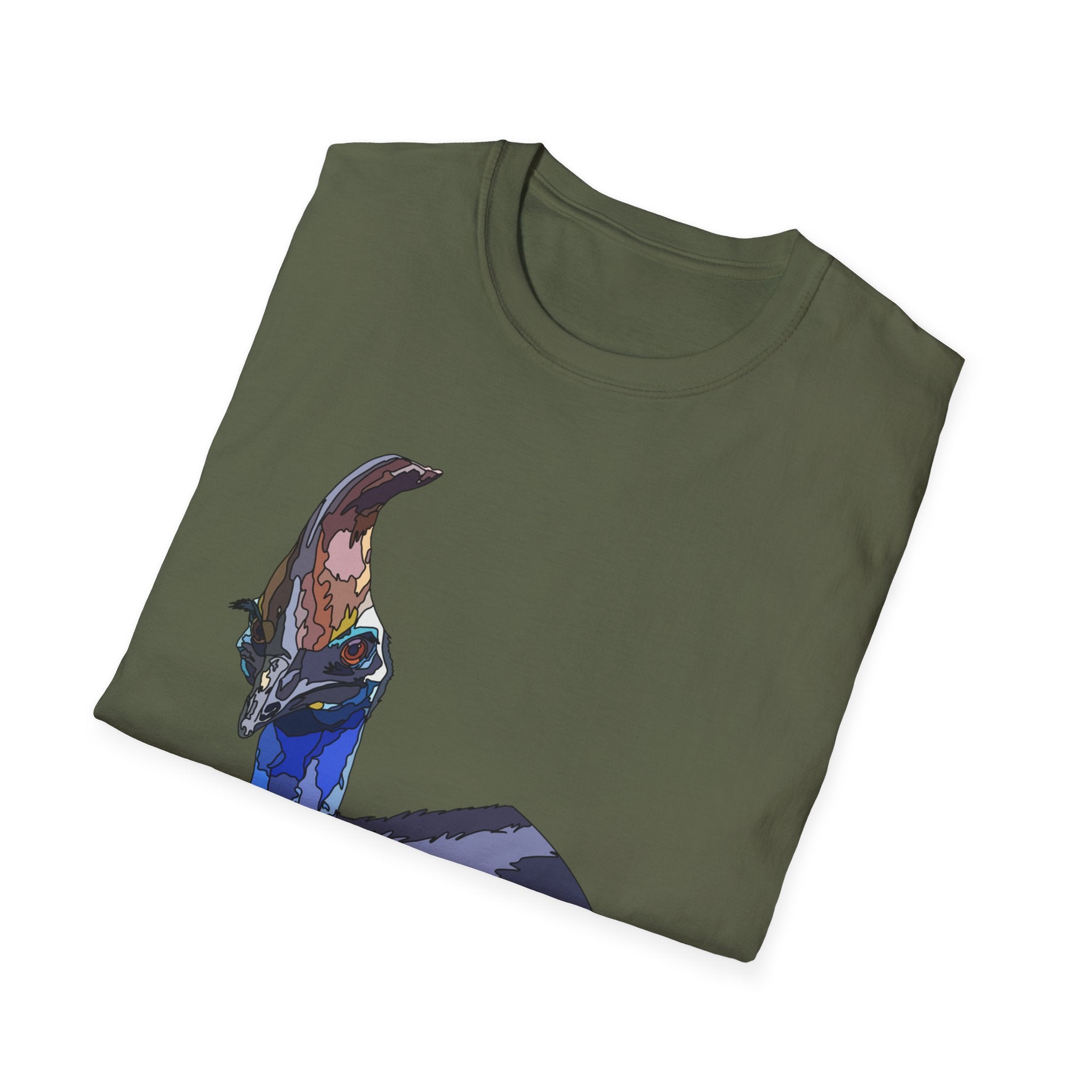 Southern Cassowary - Unisex Softstyle T-Shirt Printify