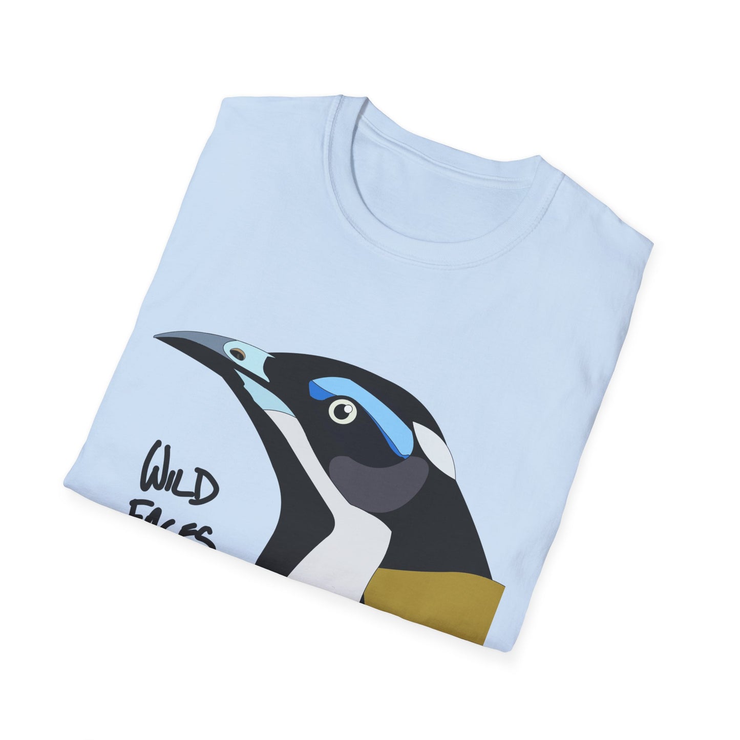 Blue-faced Honeyeater - Unisex Softstyle T-Shirt