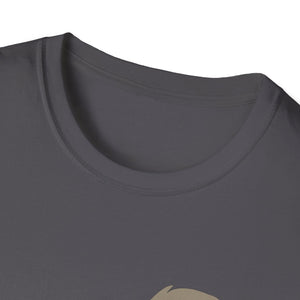 Bush Stone-curlew Head- Small design - Unisex Softstyle T-Shirt Printify