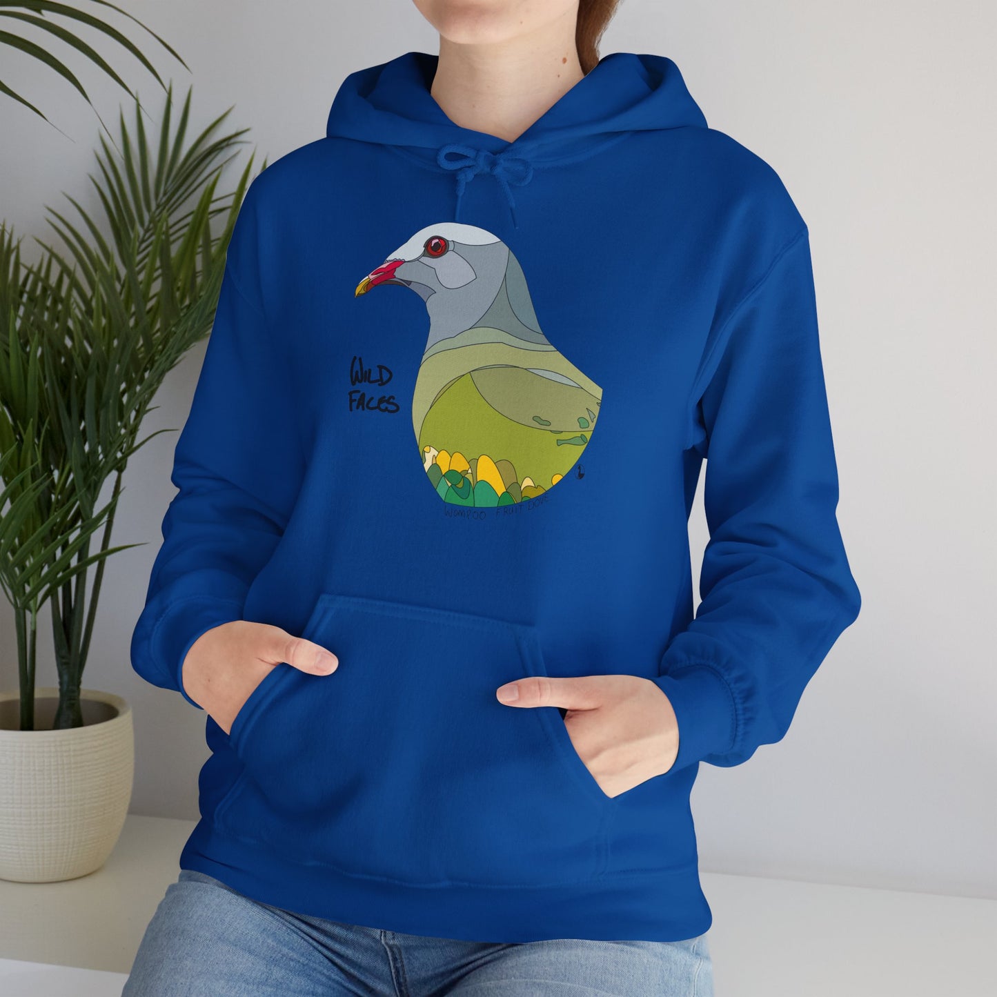 Wompoo Fruit Dove | Unisex Heavy Blend™ Hooded Sweatshirt