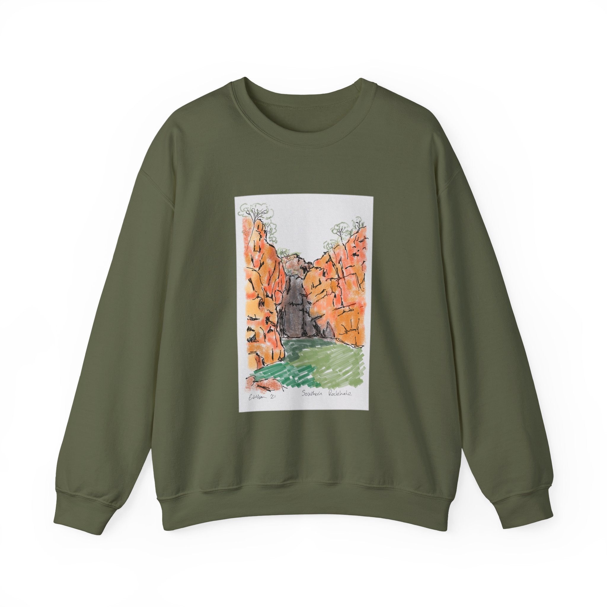 Southern Rockhole, Nitmiluk | Unisex Heavy Blend™ Crewneck
