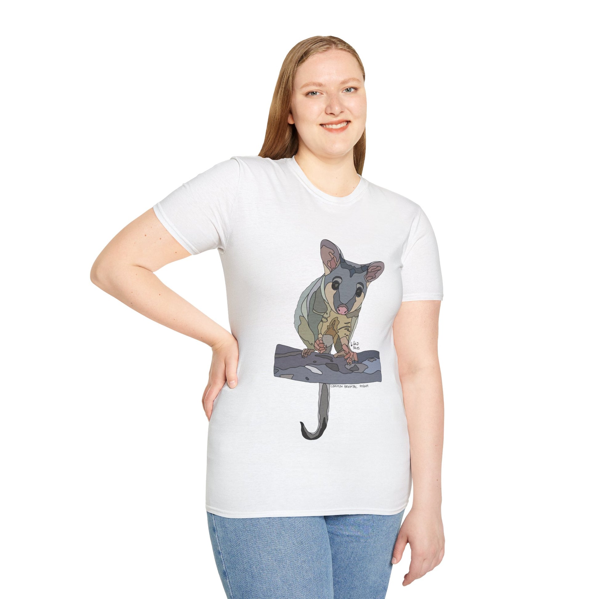 Common Brushtail Possum - Unisex Softstyle T-Shirt Printify