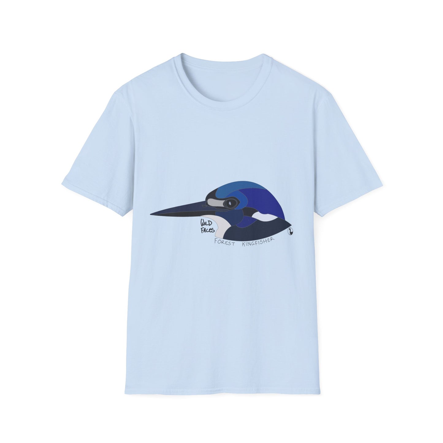 Forest Kingfisher - Unisex Softstyle T-Shirt Printify