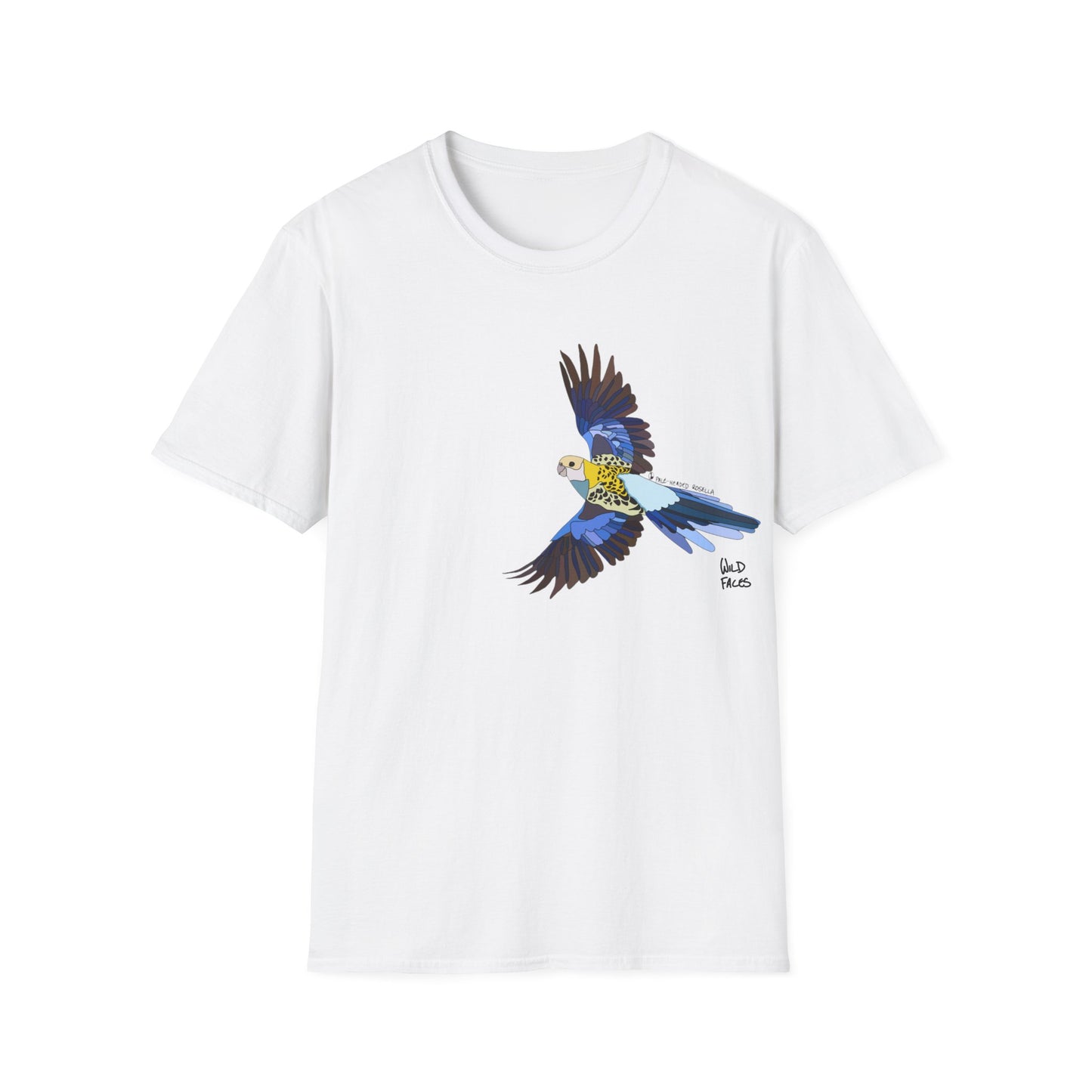 Pale-headed Rosella - Unisex Softstyle T-Shirt