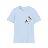 Australian Pelican - Small design - Unisex Softstyle T-Shirt