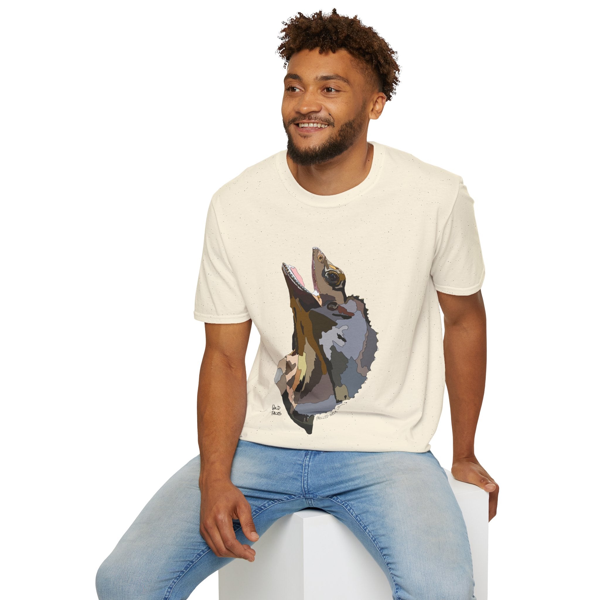 Frilled-neck Lizard - Unisex Softstyle T-Shirt Printify