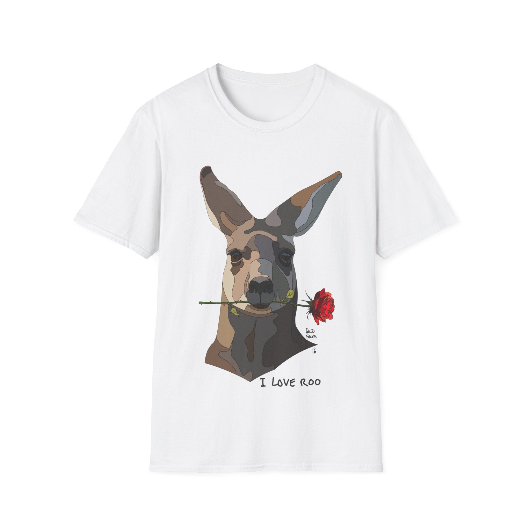 Love from... an Eastern Grey Kangaroo - Unisex Softstyle T-Shirt