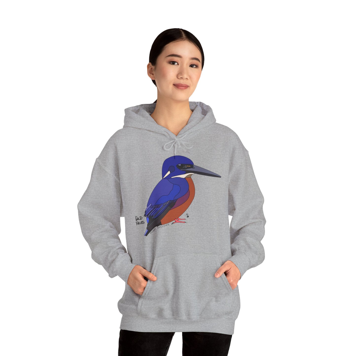 Azure Kingfisher | Unisex Heavy Blend™ Hooded Sweatshirt