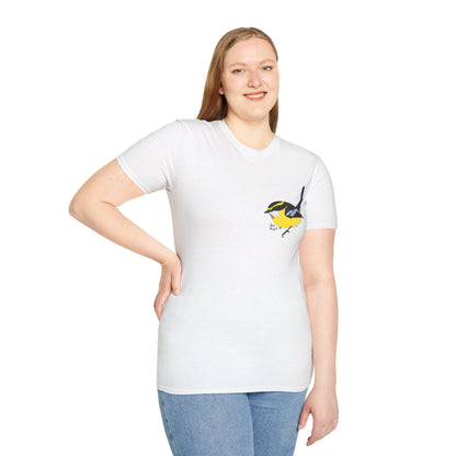 Yellow-breasted Boatbill - Small design - Unisex Softstyle T-Shirt