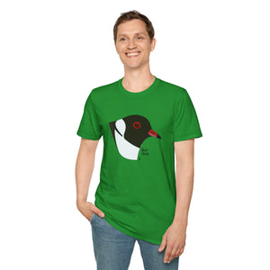 Hooded Plover Head- Unisex Softstyle T-Shirt Printify