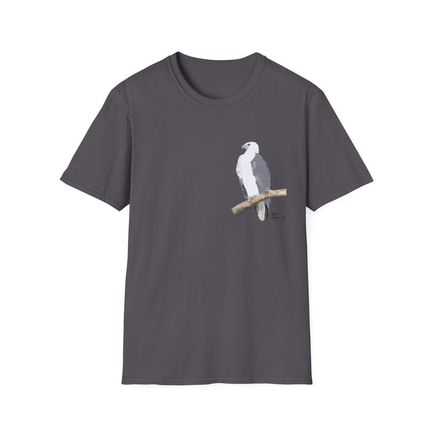 White-bellied Sea Eagle - Small design - Unisex Softstyle T-Shirt