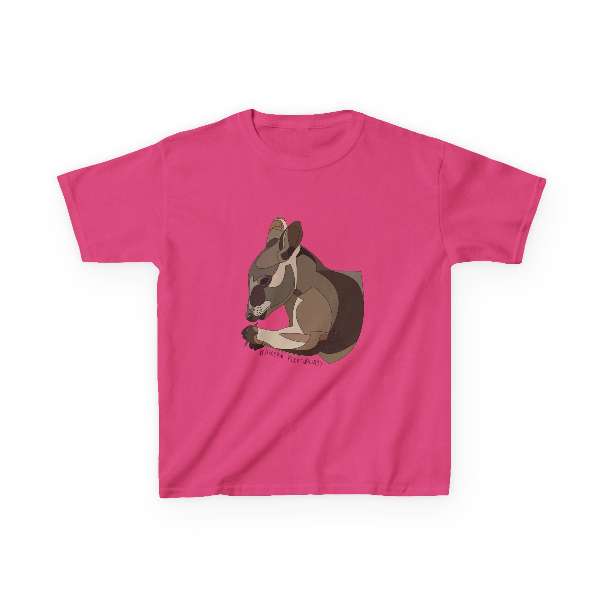 Mareeba Rock Wallaby | Kids Heavy Cotton™ Tee Printify