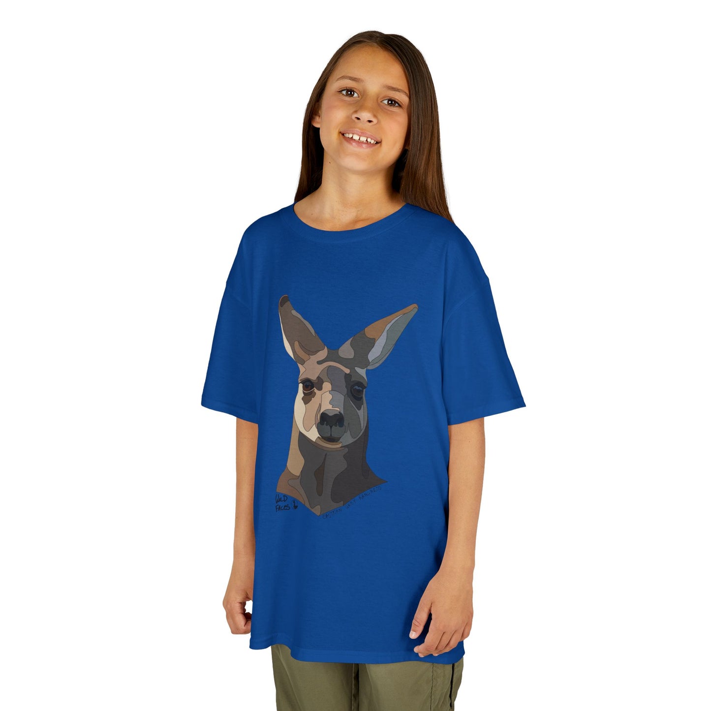 Eastern Grey Kangaroo | Kids Heavy Cotton™ Tee