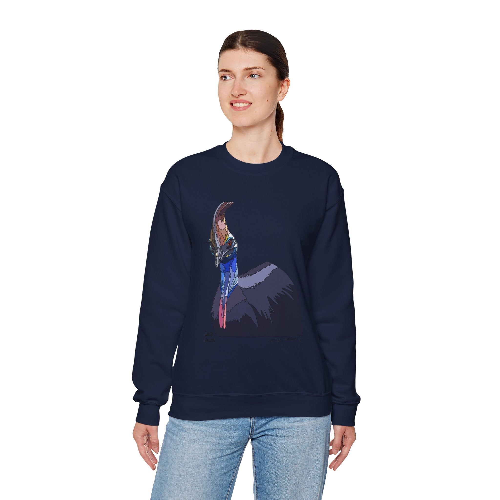 Southern Cassowary Sweatshirt | Unisex Heavy Blend™ Crewneck Printify