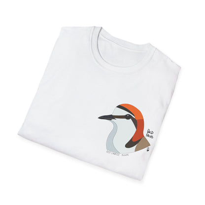 Red-capped Plover- Small design - Unisex Softstyle T-Shirt