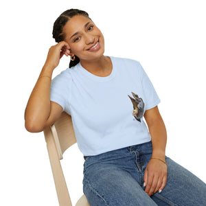 Frilled-neck Lizard - Small design - Unisex Softstyle T-Shirt Printify