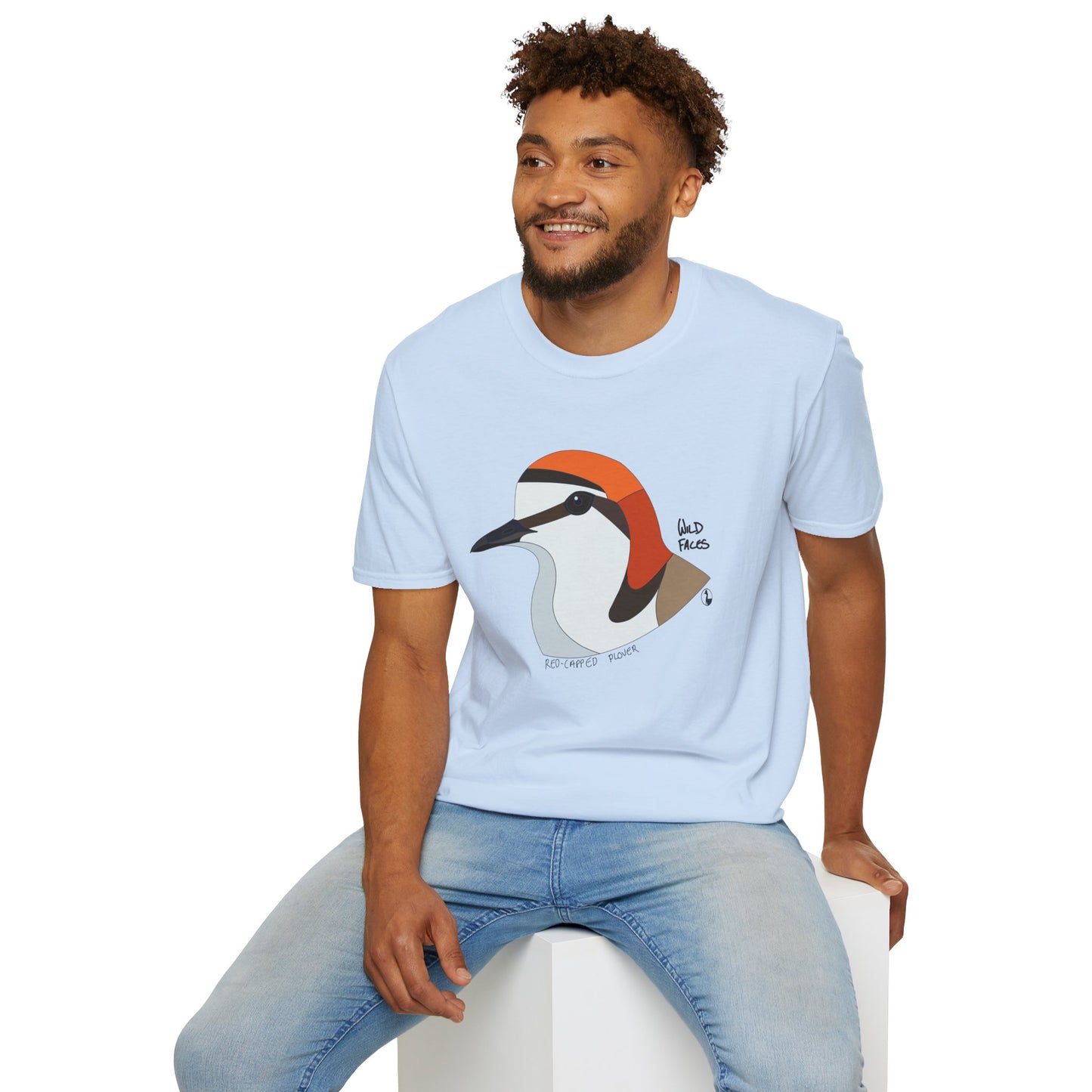 Red-capped Plover - Unisex Softstyle T-Shirt