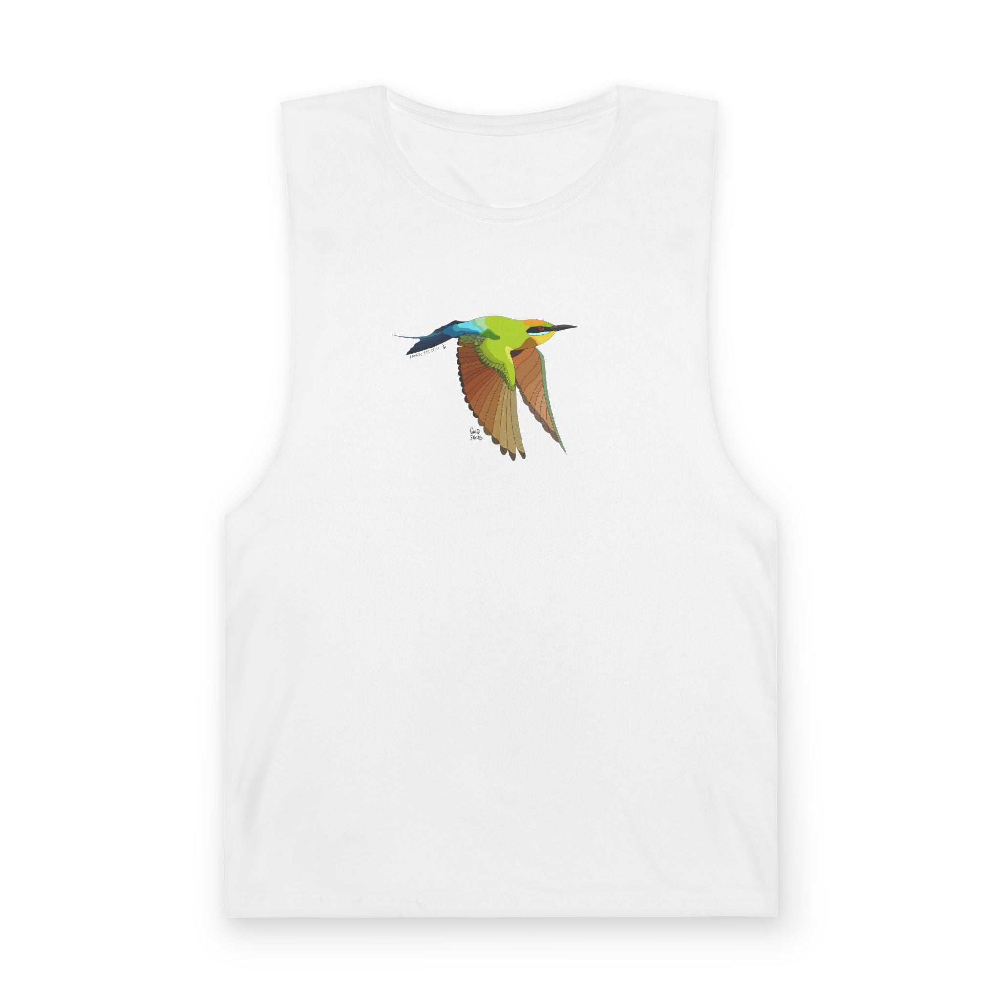 Rainbow Bee-eater (in flight) - Unisex Barnard Tank