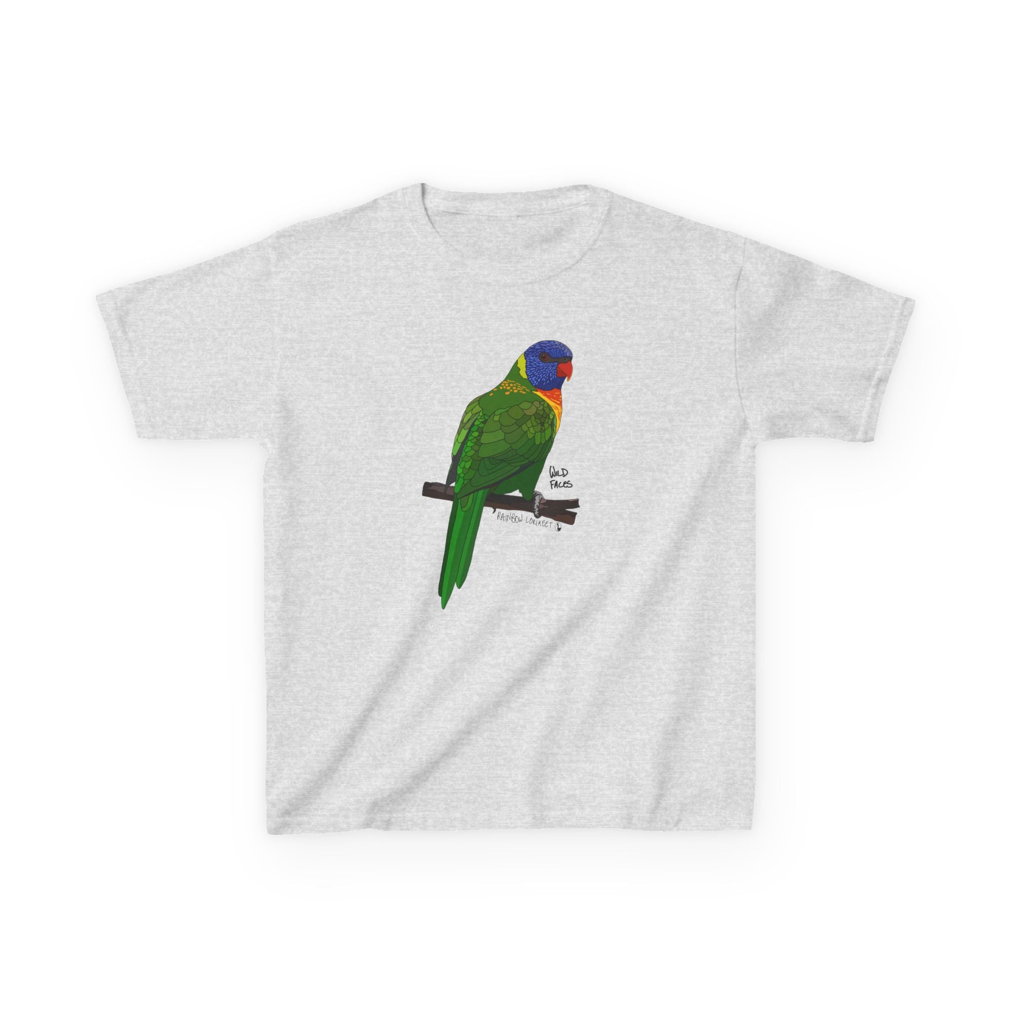 Rainbow Lorikeet | Kids Heavy Cotton™ Tee