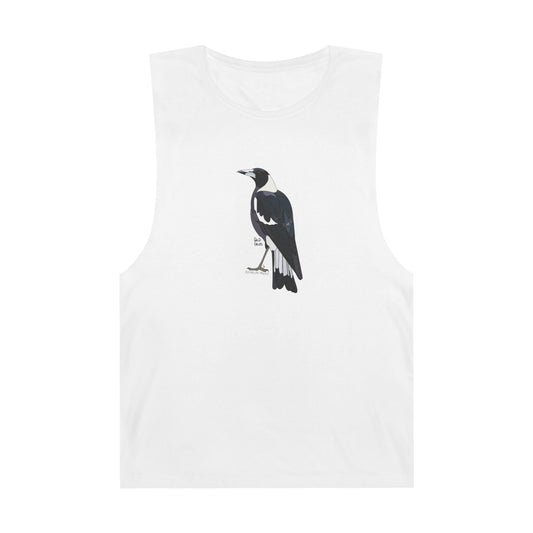 Australian Magpie - Unisex Barnard Tank Printify