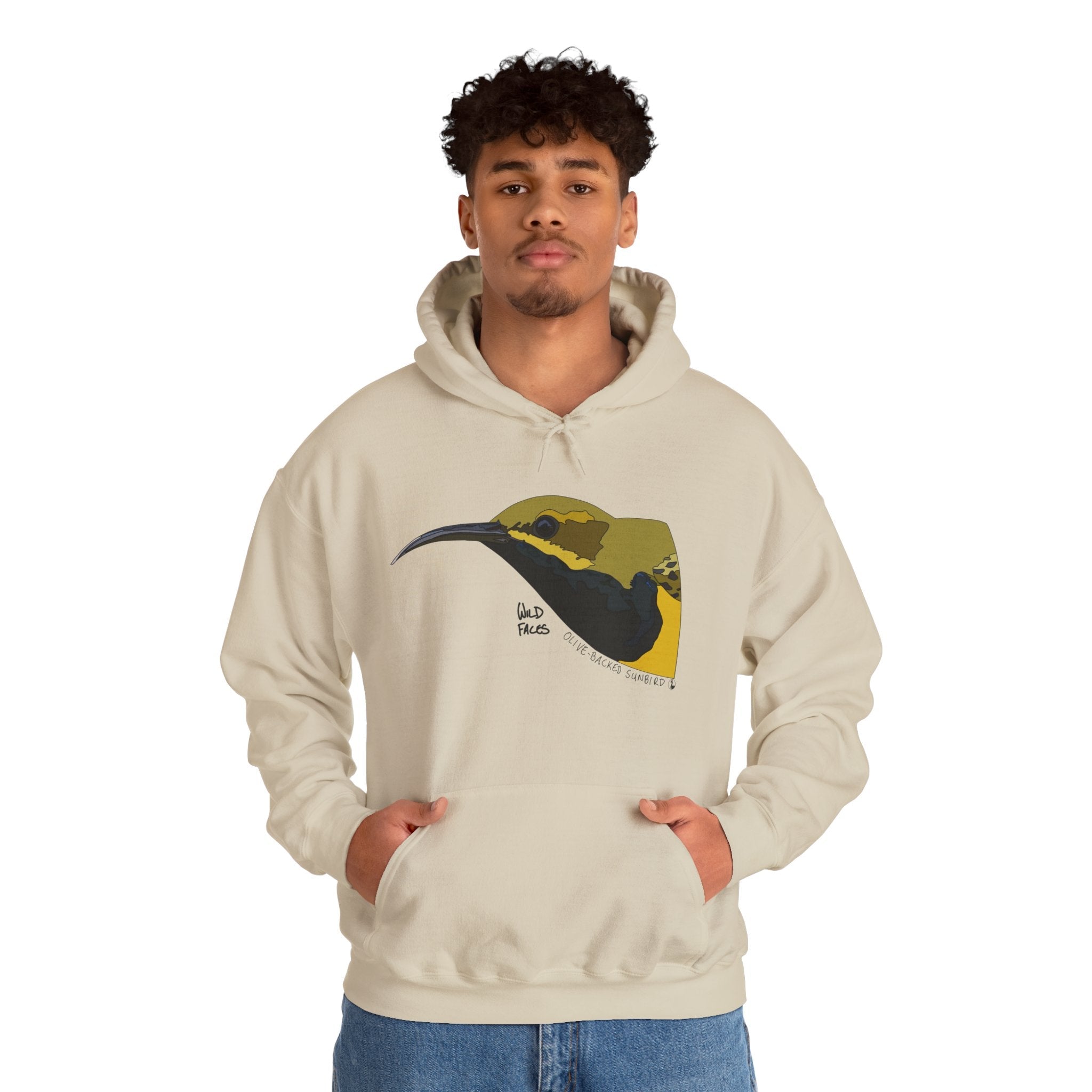 Olive-backed Sunbird | Unisex Heavy Blend™ Hooded Sweatshirt Printify