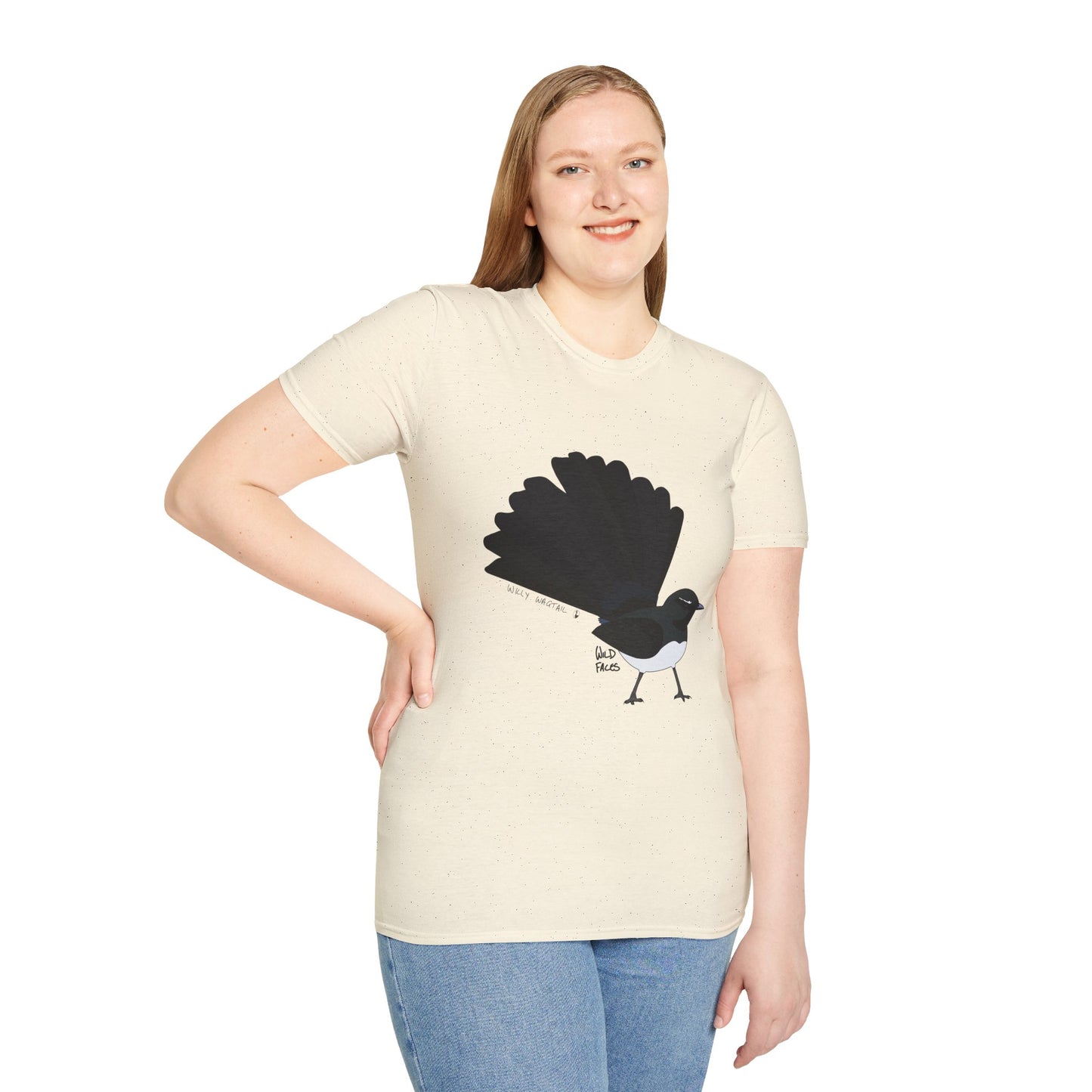 Willy Wagtail - Unisex Softstyle T-Shirt