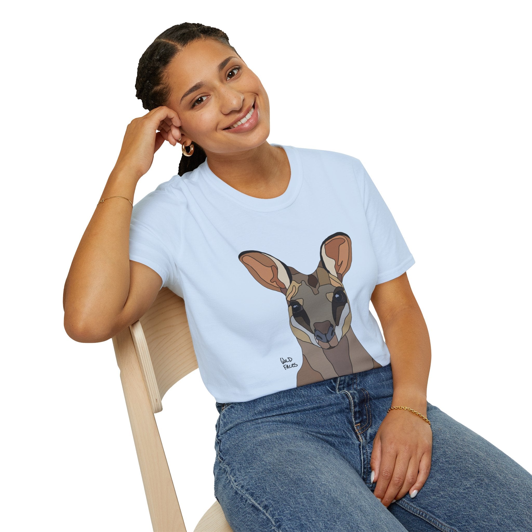 Agile Wallaby - Unisex Softstyle T-Shirt Printify