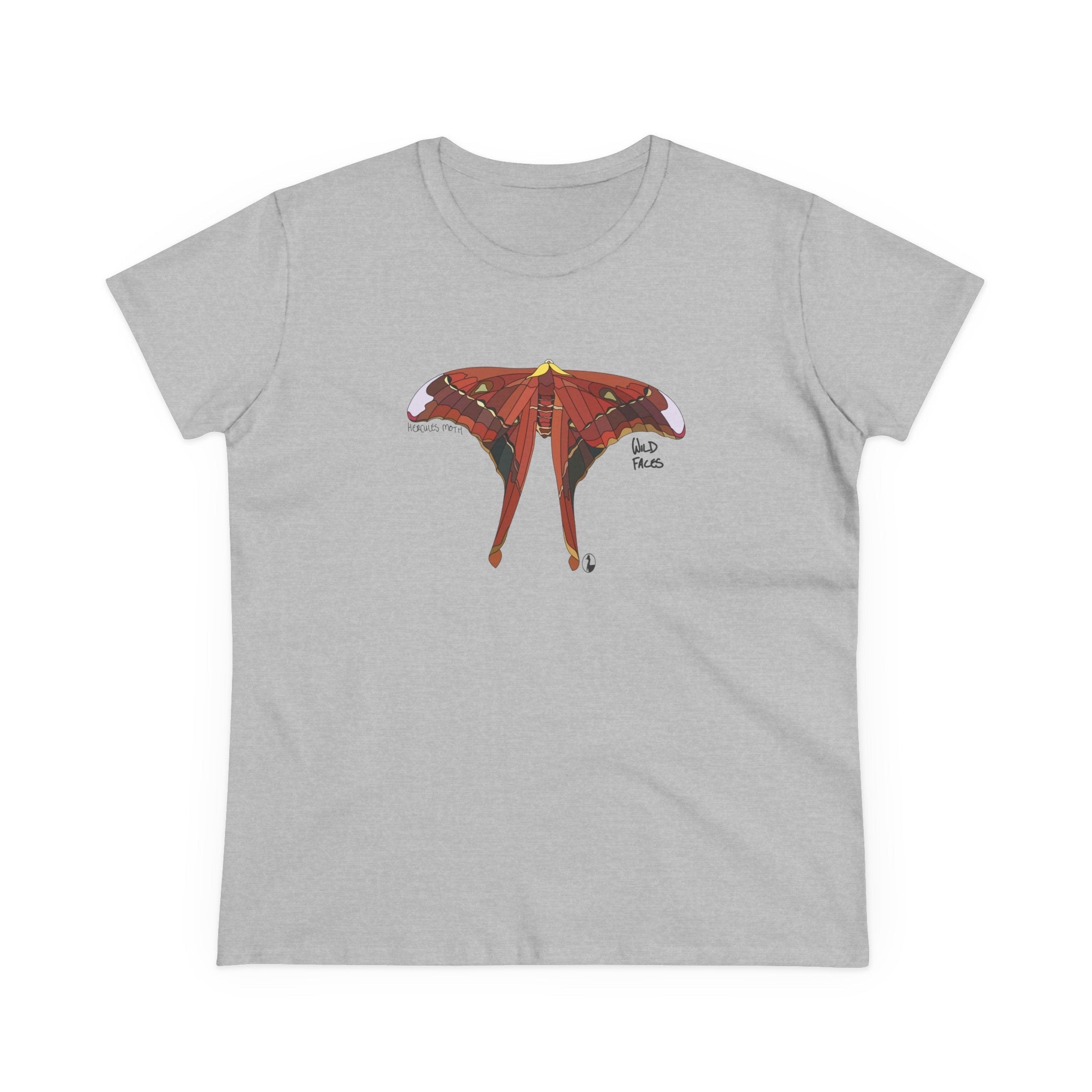 Hercules Moth - Women's Midweight Cotton Tee Printify