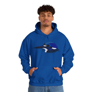 Forest Kingfisher Head | Unisex Heavy Blend™ Hooded Sweatshirt Printify