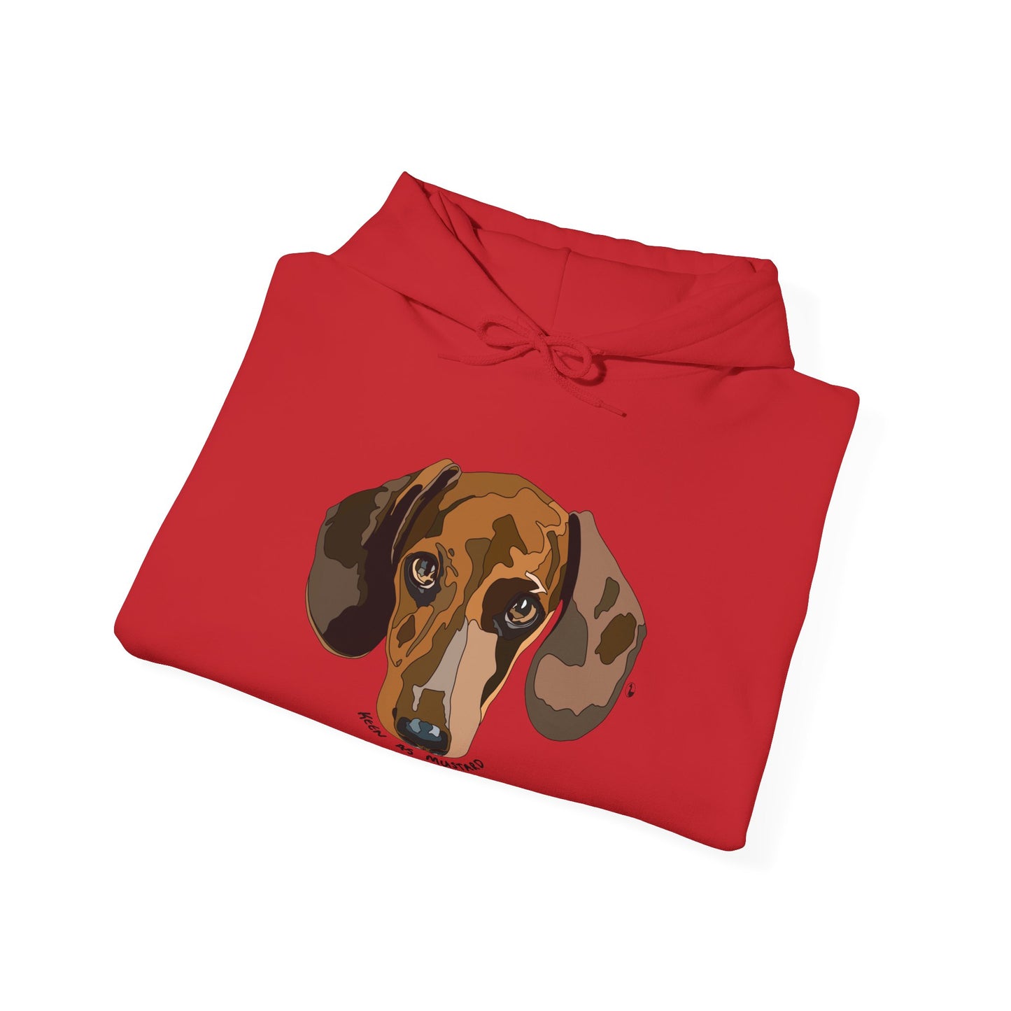 Dachshund (Keen as mustard) | Unisex Heavy Blend™ Hooded Sweatshirt