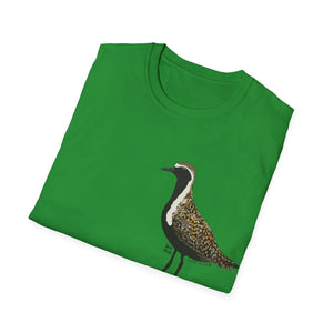 Golden Plover - Small design - Unisex Softstyle T-Shirt Printify