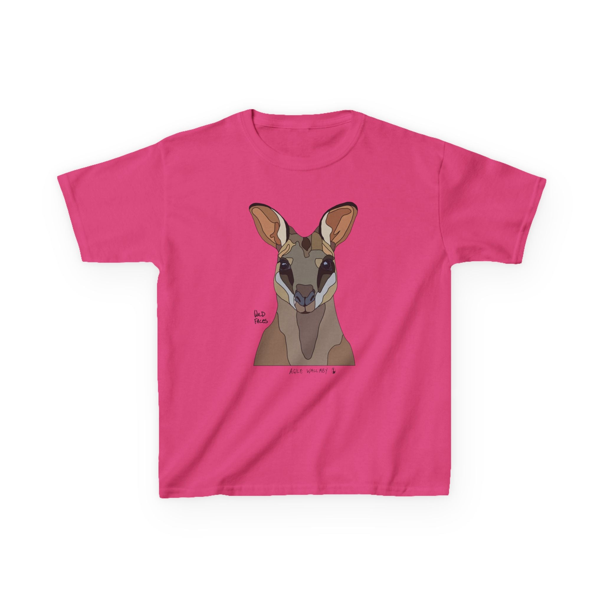 Agile Wallaby | Kids Heavy Cotton™ Tee Printify
